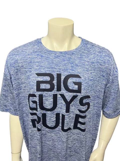 Big Guy Rule A4 Men’s Casual Shirt Size 3XL XXXL Deluxe Athletic Short Sleeve