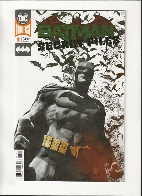 Batman Secret Files # 1 Enhanced Foil Mikel Janin Variant Cover Edition 2018 NM