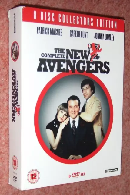 THE NEW AVENGERS Complete Collection, 8 Disc Box Set. Region 2 UK DVD