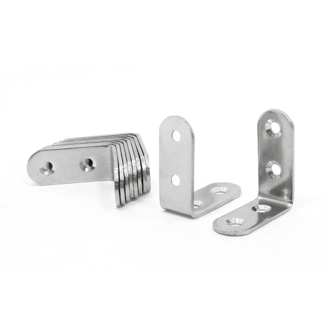 5 Pcs Right Angle Brackets Fastener Lengthen Heavy Duty Shelving