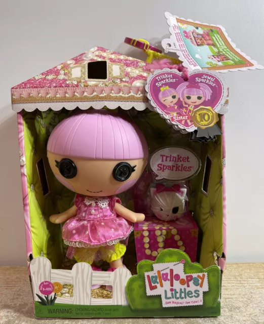 Lalaloopsy Littles 10th Anniversary Trinket Sparkles Doll Little Sister 2021 New