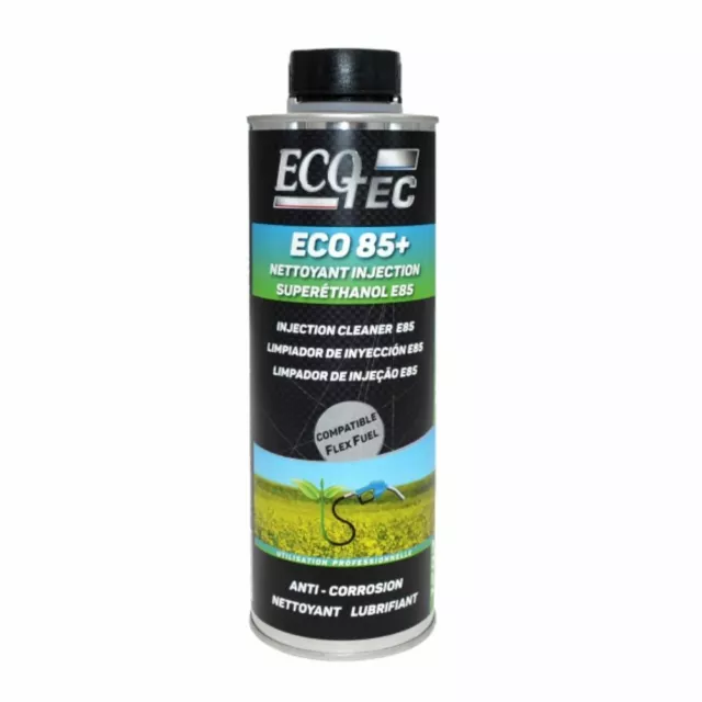 Nettoyant injecteurs ECO85+ super éthanol - 500ml- Ecotec