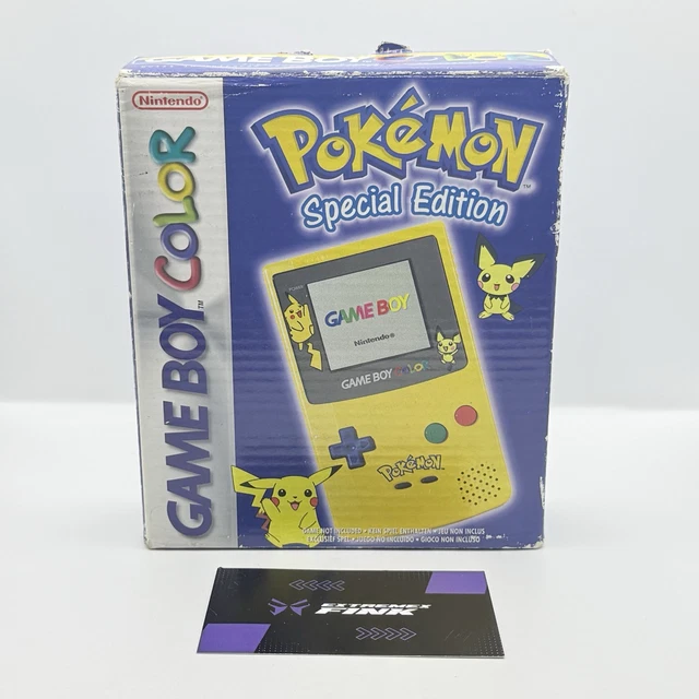 NINTENDO GAME BOY Color Limited Pokémon Pikachu Edition -100% Originale ...