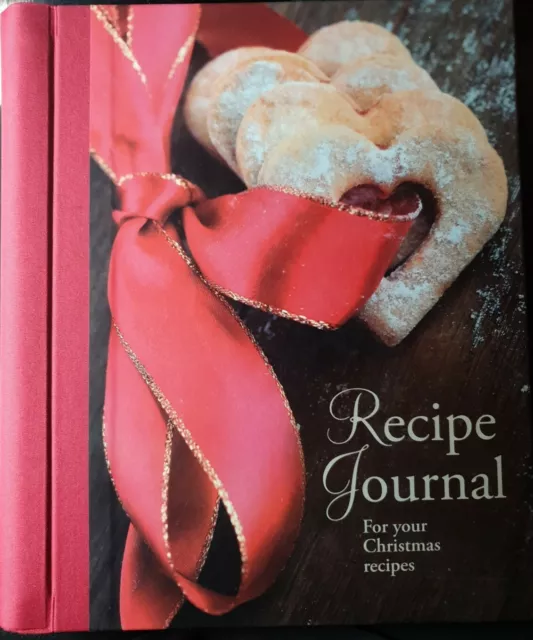 HARDCOVER Recipe Journal For Your Christmas Recipes