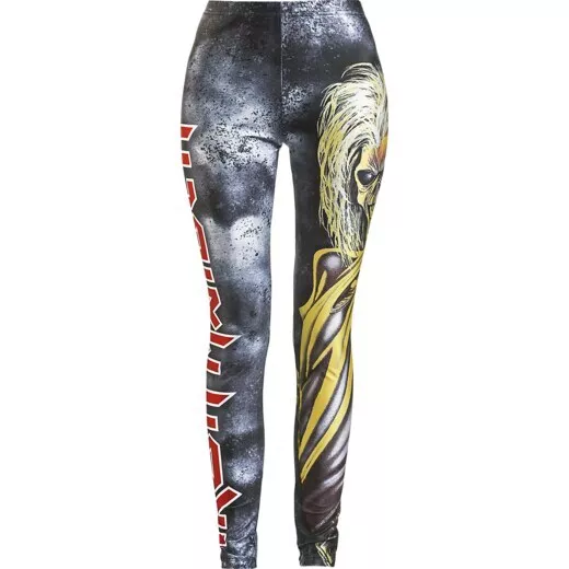 Iron Maiden Leggings Killers Leggings Women's Gray Heavy Metal Band Leggings