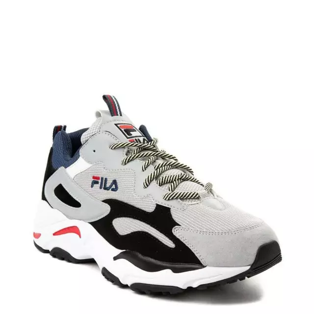 FILA RAY TRACER Athl tique Basket Gris Noir Marine Neuf Hommes EUR