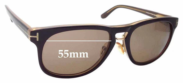 SFx Replacement Sunglass Lenses fits Tom Ford Franklin TF346 - 55mm Wide