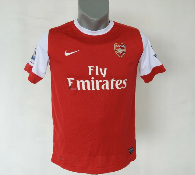 ARSENAL 2010 2011 Home Jersey Walcott 14 Nike Shirt Size