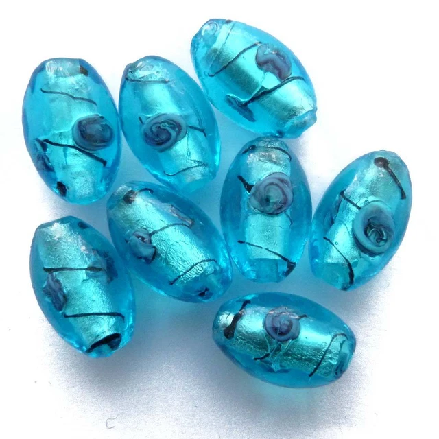Collier en perles de Murano « Perles de glace » kaufen