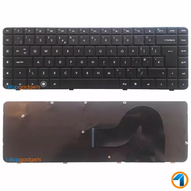 HP G62 AEAX6E00110 Black UK Replacement Laptop Keyboard New