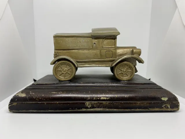 H.S Badcock 100 YEAR ANNIVERSARY Paperweight Model Figurine Delivery Truck