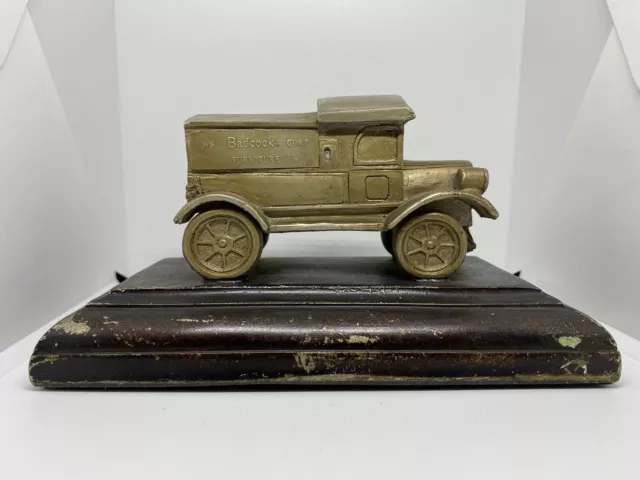 H.S Badcock 100 YEAR ANNIVERSARY Paperweight Model Figurine Delivery Truck