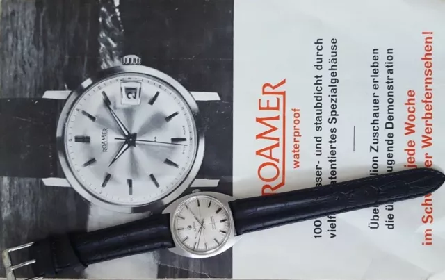 ROAMER VANGUARD Incabloc 17 Swiss Vintage Manual Wind Watch EUR