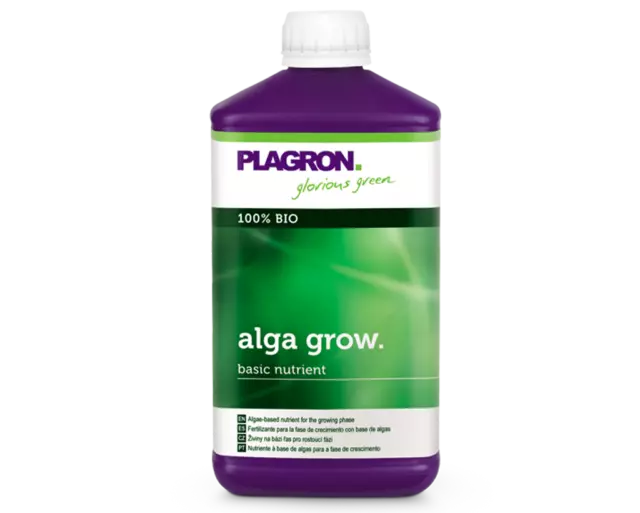 Plagron Alga Grow 1L Bio Wachstum Dünger Algen Stickstoff Flüssigdünger Erde