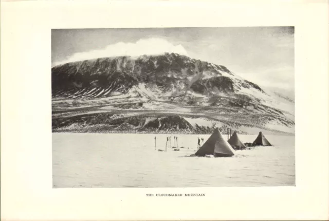 scotts last expedition 1913 plate - the cloudmaker mountain