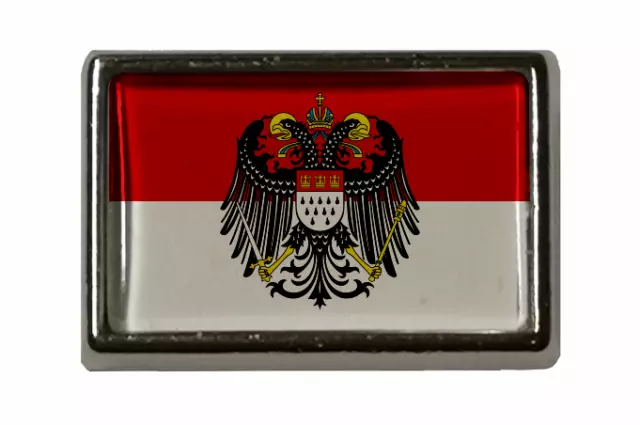 Pin Köln mit großem Wappen Flaggenpin Anstecker Anstecknadel Fahne Flagge