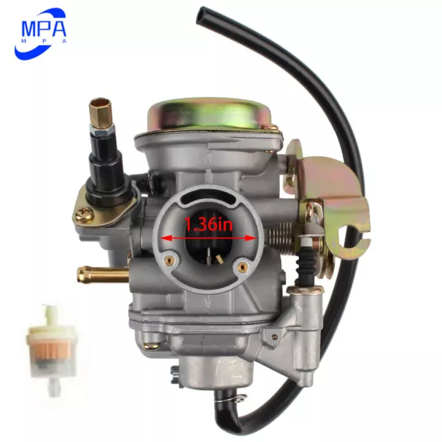 New Carburetor W/Filter For Eton 811613 4-stroke TK E-TON Rover Viper 70cc 90cc