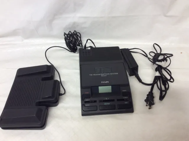 Philips LFH-720 Desktop Cassette Transcriber / Recorder