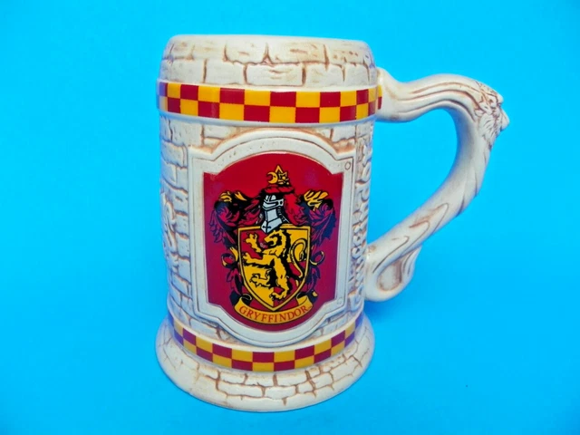 Wizarding World of Harry Potter Sculpted Ceramic Gryffindor Stein Mug Universal