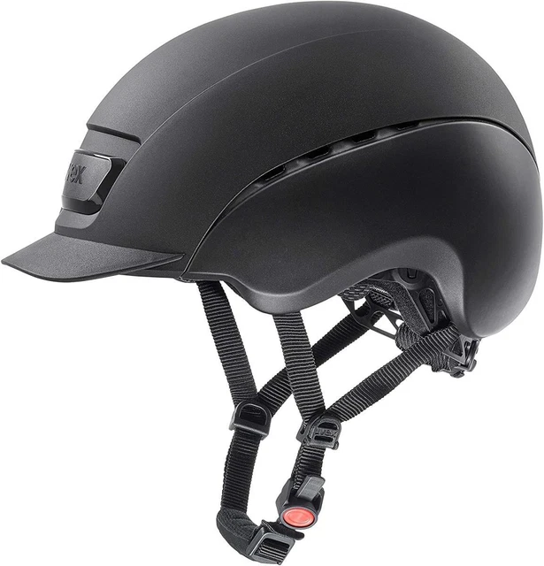 Uvex Elexxion Reithelm Turnierreithelm Helm Polycarbonat Gr 55-56 cm schwarz