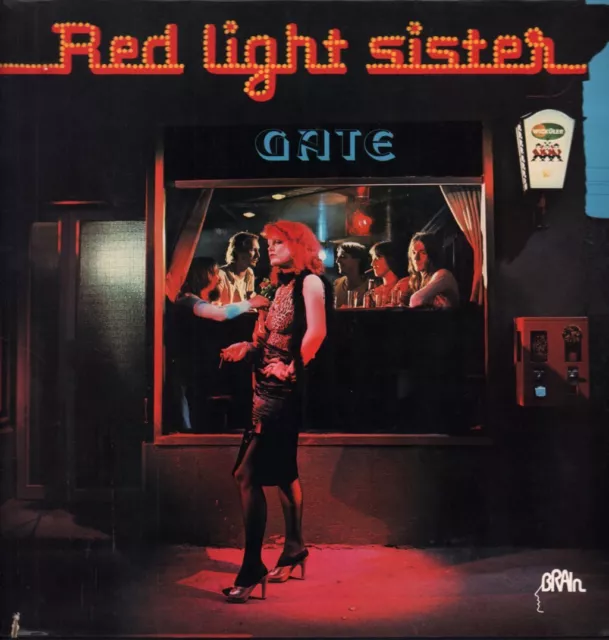 Gate Red Light Sister LP vinyl Germany Brain 1977 in gatefold sleeve - small