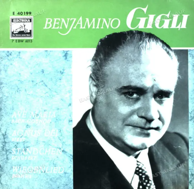 Beniamino Gigli - Ave Maria 7in (VG+/VG+) '