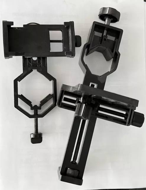2 Universal Digital Camera & Phone Adapter for Telescopes