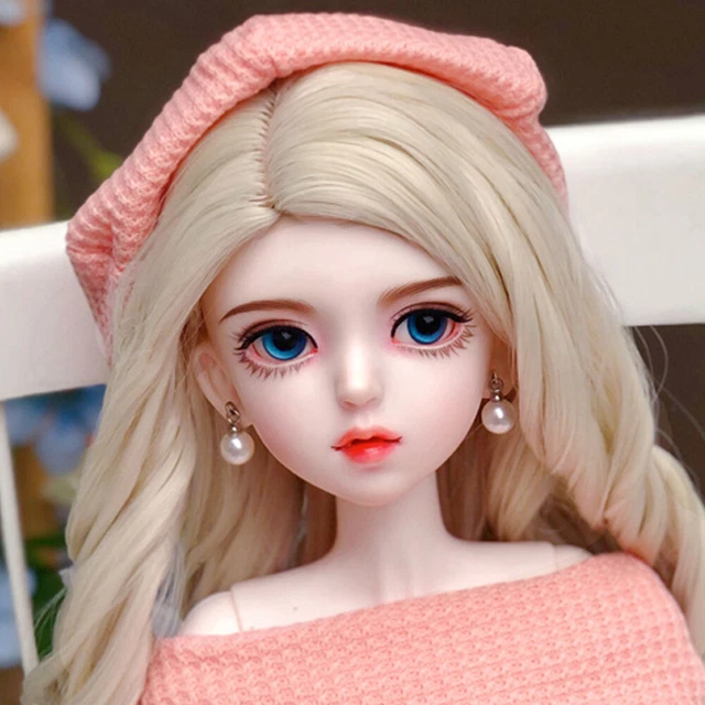 1/3 SD BJD Doll Ball Jointed Girls Eyes Makeup Hair Clothes Shoes Full Set Gift