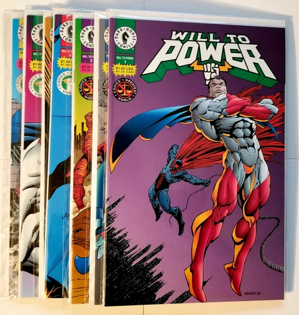 WILL TO POWER #1 thru #9  Dark Horse Comics