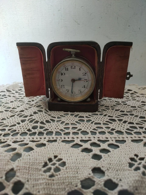 ANCIEN RÉVEIL SUISSE Vintage de luxe de Voyage 70's Swissex 7Jewels EUR 19,90 - PicClick FR