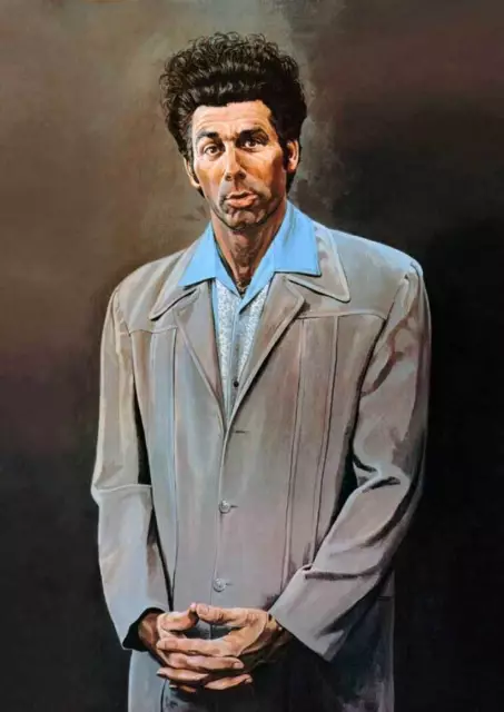 Seinfeld The Kramer Painting XL CANVAS PRINT Poster 24"X 36"
