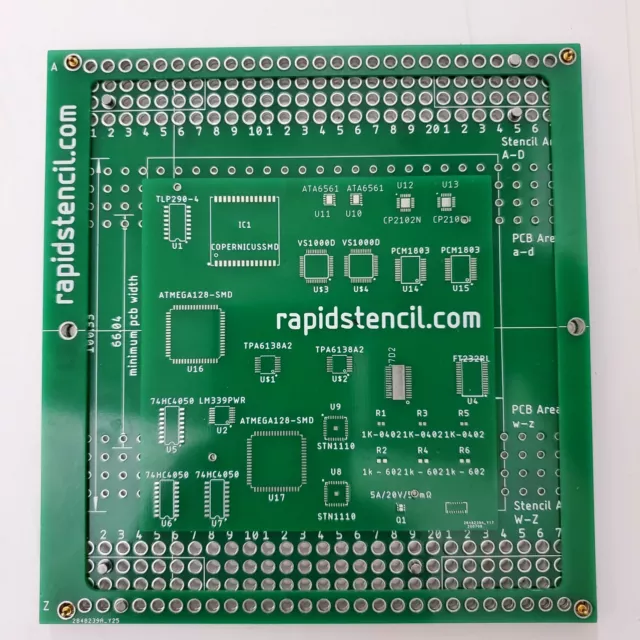 Solder Paste Printer PCB SMT Stencil Printer Manual RapidStencil Advanced 10x10