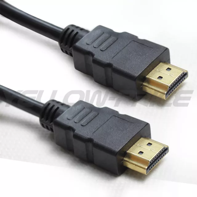 HDMI 1.4a 4K 3D HDTV PC Xbox PS4 Enchufe de Cable de Alta Velocidad 3 6 10 15 25 30 50 pies Lote 3