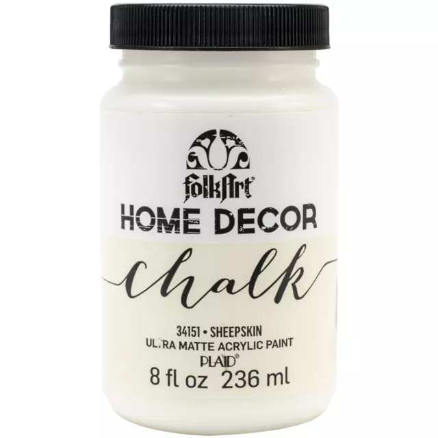 FolkArt Home Decor Chalk Paint 8oz-Sheep Skin HDCHALK-34151