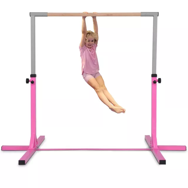 Gymnastic Bar Kids Training Adjustable Horizontal Bars Sport Kip Gym Equipment