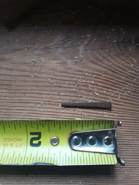 Antique Vintage Square nails,  1850 (cir)  never used  1 1/4 inches long 3