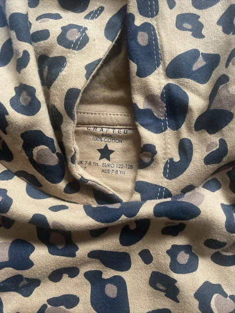 Girls Animal Print Hoodie Sweatshirt Bundle X 2 - Aged 7-8 M&S & Crafted *VGC* 3