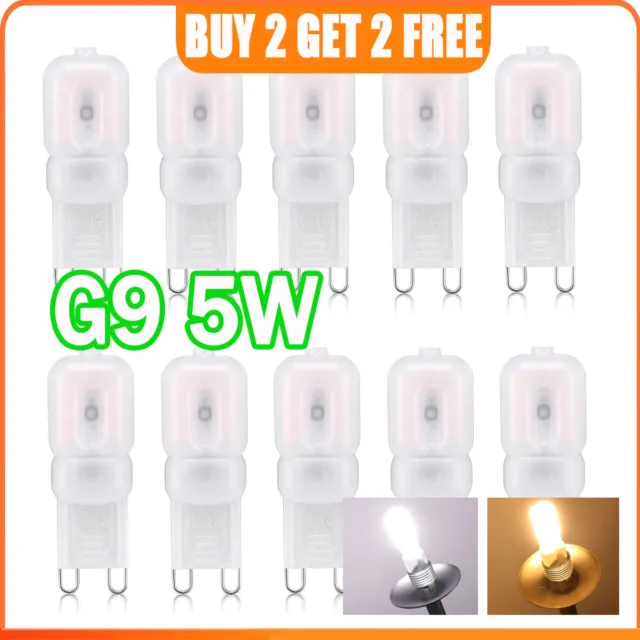 2x G9 5W LED Capsule Light Bulb True Replacement For G9 Halogen Light Bulbs