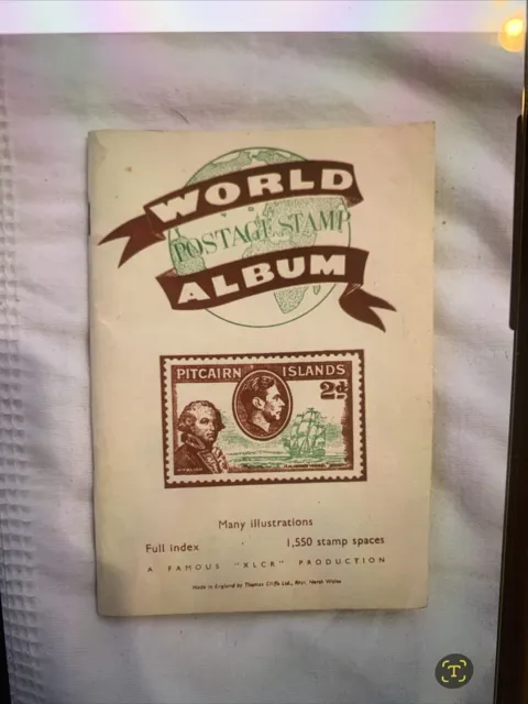 World Postage Stamp Album Used With Some Unchecked  Stamps