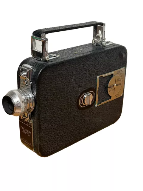 Cine Kodak Eight Model 60 8mm Motion Picture Camera with 13mm F1.9 Lens WORKS