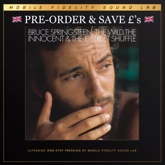 Pre-Order Bruce Springsteen The Wild, Innocent & The E Street Shuffle 1Step Mofi