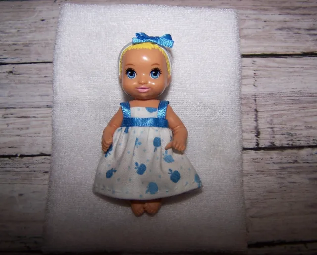Handmade Krissy Doll Clothes Barbie Baby Apple Print Dress & Headband