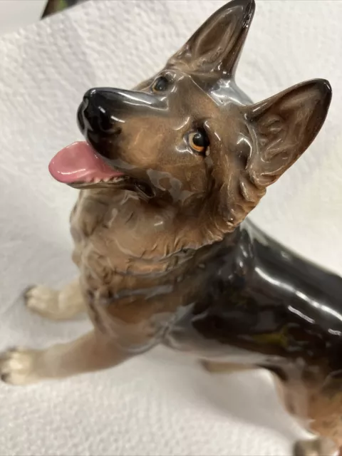 Vintage Japan German Shepherd Shepard Figurine