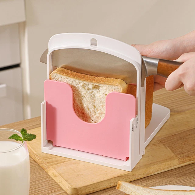 TOAST BREAD SLICER Kitchen Gadgets Foldable Adjustable Kitchen Baking