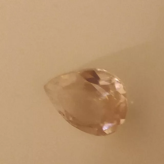 Pierre Fine De Kunzite Taillée En Poire   De 10.05cts origine Afghanistan 2