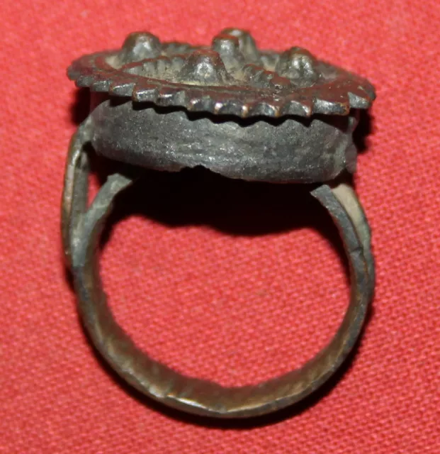 Ancient Greek Hand Made Bronze Folk Ring