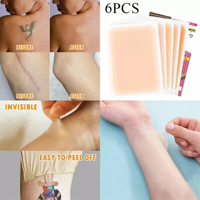 Invisible Tatuaje Cicatriz Acné para Cubrir Pegatina Corrector Agradable la Piel 2