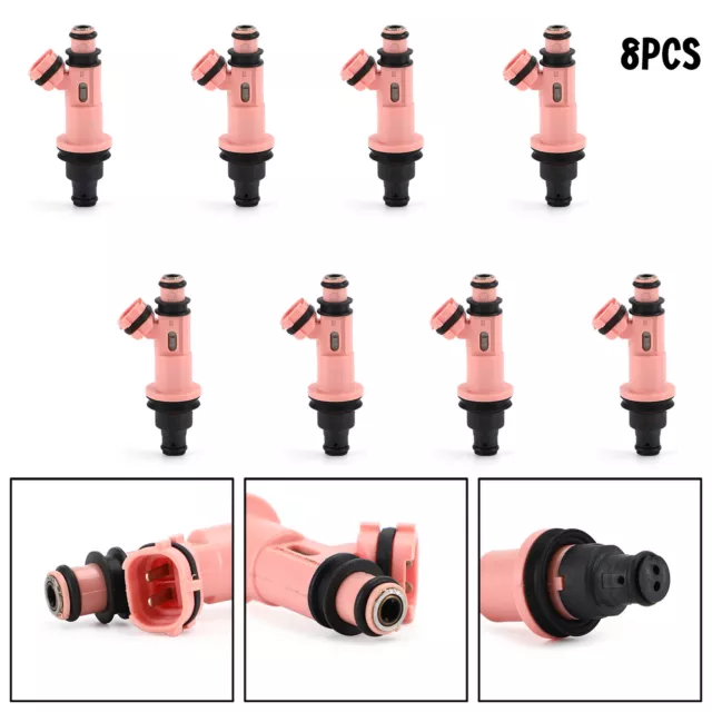 8pcs Fuel Injectors 23250-50030 pour Lexus GS400 GS430 LS430 SC400 SC430 4.3L FR 2