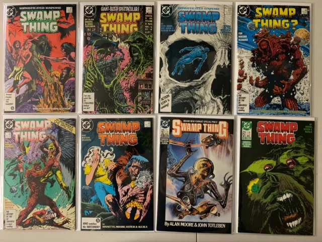 Swamp Thing lot #1-75 + 2 Annuals DC 2nd Series 6.0 FN 38 diff books (1982-'88) 3
