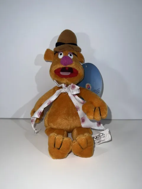Muppets Fozzie Bear Stuffed Animal Doll Plush Nanco 12” Vintage jim henson